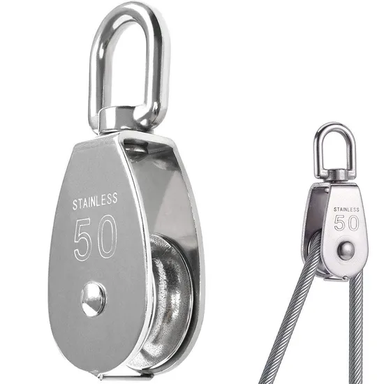 Heavy Duty Lifting Wheel M15 Single Swivel/Sheave/ Lifting/ Pulley Block for Wire Rope 
