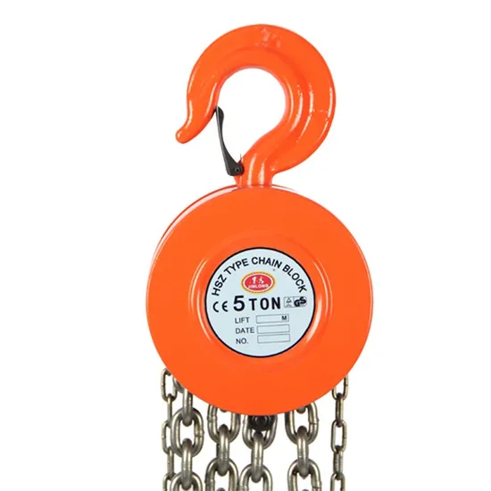 Wholesale 3 Ton 5 Ton Hsz Chain Pulley Block 