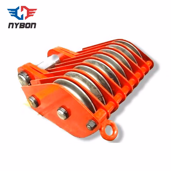 Customized Heavy Duty Triple Pulley Block Used in Shipyard 