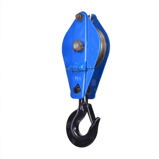 1t Single Wheel Pulley Versatile Lifting Wire Rope Snatch Block 