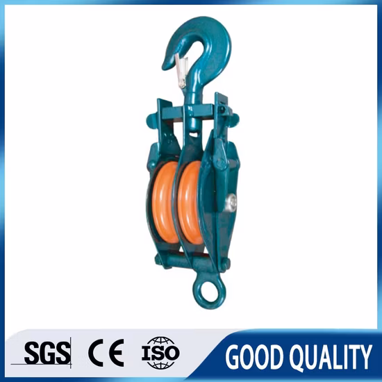 Single Wheel or Double Snatch Pulley Block 