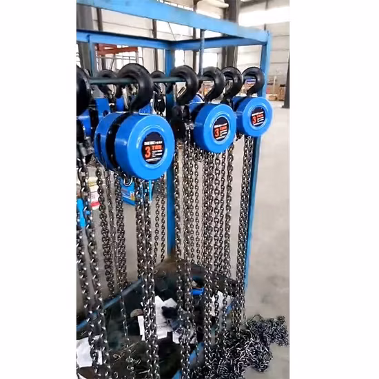 30ton 50ton Factory Sale Manual Chain Block Chain Pulley Block High Quality 