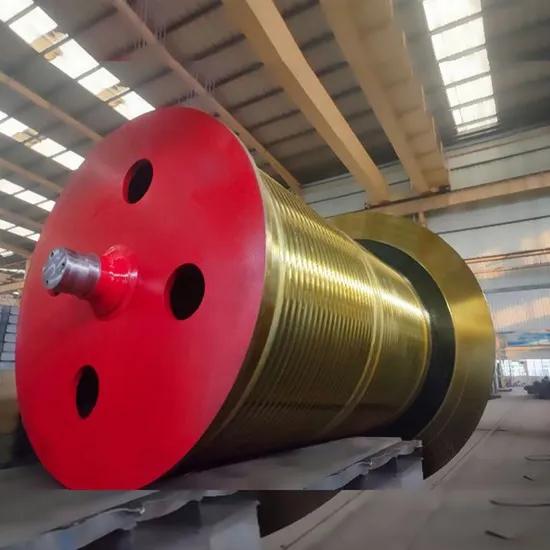 OEM Overhead Crane Accessories Hoist Lifting Drum Wire Rope Drum 