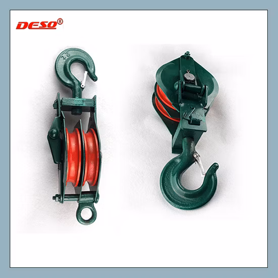 Heavy Duty Steel Wire Rope Lifting Pulley Snatch Block 