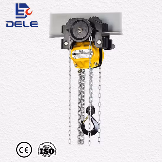 1ton Overhead Crane Chain Pulley Block 